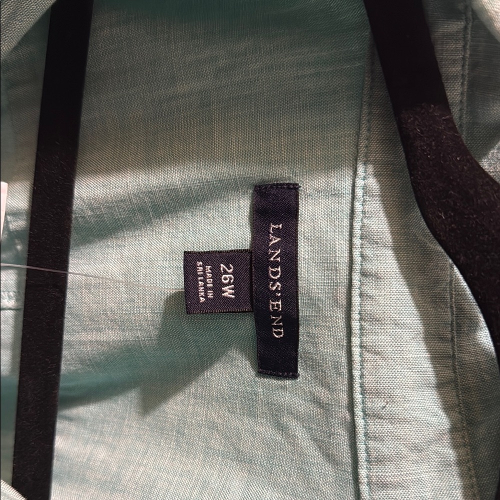 Lands' End Women's Dress - Light Blue